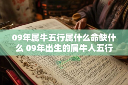 09年属牛五行属什么命缺什么 09年出生的属牛人五行命理中属于什么命是否存在缺失的五行属性
