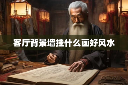 客厅背景墙挂什么画好风水