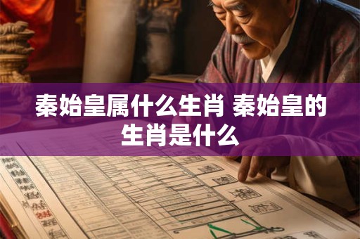 秦始皇属什么生肖 秦始皇的生肖是什么