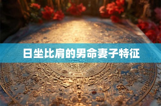 日坐比肩的男命妻子特征