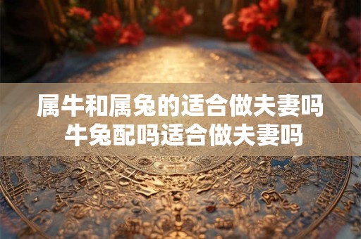 属牛和属兔的适合做夫妻吗 牛兔配吗适合做夫妻吗