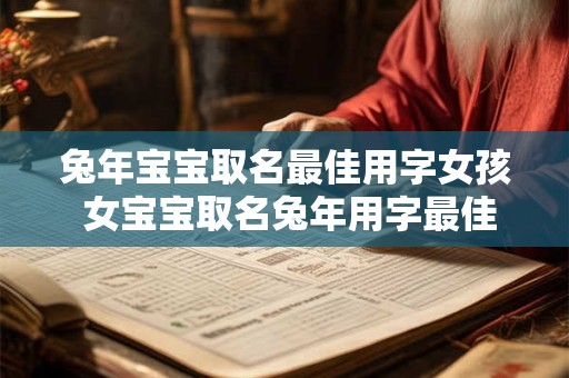 兔年宝宝取名最佳用字女孩 女宝宝取名兔年用字最佳