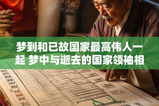 详细阅读:梦到和已故国家最高伟人一起 梦中与逝去的国家领袖相遇 梦到和已故国家最高伟人一起 梦中与逝去的国家领袖相遇