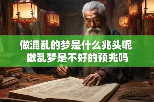 做混乱的梦是什么兆头呢 做乱梦是不好的预兆吗