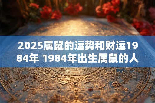 2025属鼠的运势和财运1984年 1984年出生属鼠的人2025年的运势和财运如何