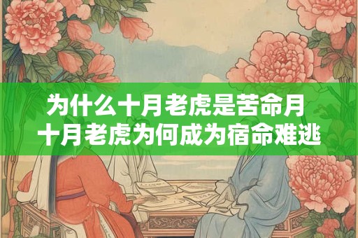 为什么十月老虎是苦命月 十月老虎为何成为宿命难逃的苦月