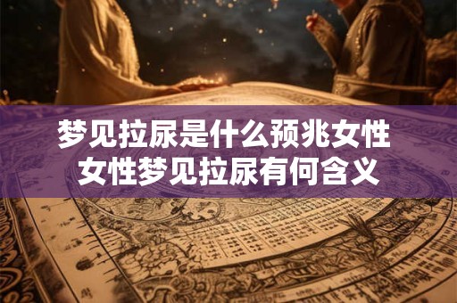 详细阅读:梦见拉尿是什么预兆女性 女性梦见拉尿有何含义 梦见拉尿是什么预兆女性 女性梦见拉尿有何含义