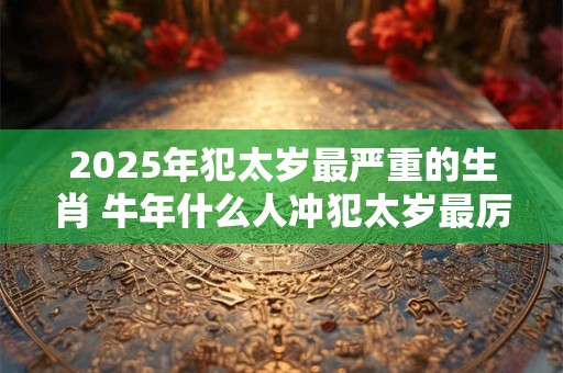 2025年犯太岁最严重的生肖 牛年什么人冲犯太岁最厉害