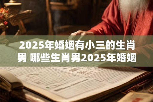 2025年婚姻有小三的生肖男 哪些生肖男2025年婚姻不顺