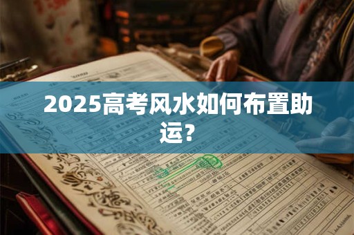 详细阅读:2025高考风水如何布置助运? 2025高考风水如何布置助运?