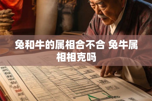 兔和牛的属相合不合 兔牛属相相克吗