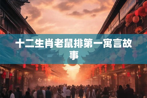 十二生肖老鼠排第一寓言故事