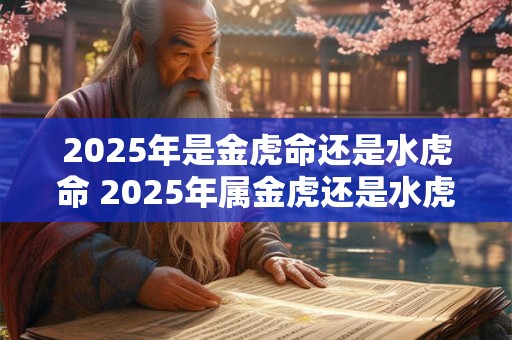 2025年是金虎命还是水虎命 2025年属金虎还是水虎