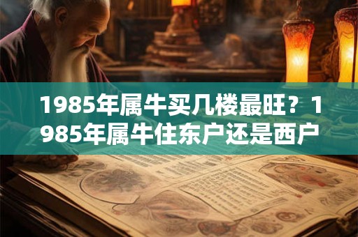 详细阅读:1985年属牛买几楼最旺?1985年属牛住东户还是西户好? 1985年属牛买几楼最旺?1985年属牛住东户还是西户好?