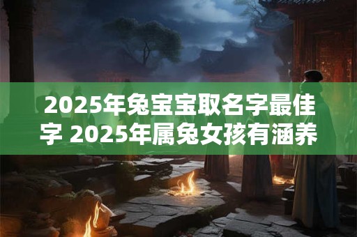 2025年兔宝宝取名字最佳字 2025年属兔女孩有涵养名字