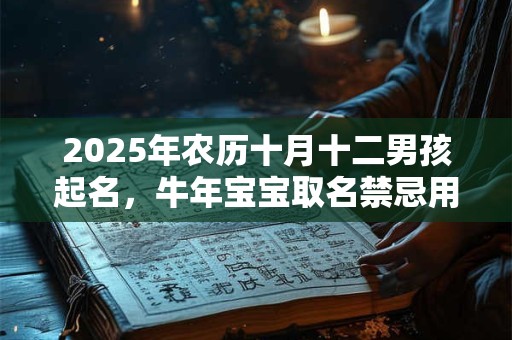 2025年农历十月十二男孩起名，牛年宝宝取名禁忌用字