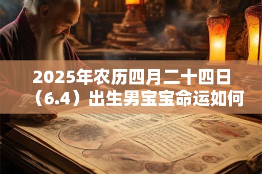 2025年农历四月二十四日（6.4）出生男宝宝命运如何？