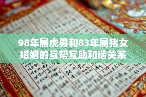 98年属虎男和83年属猪女婚姻的互帮互助和谐关系