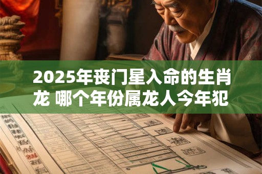 2025年丧门星入命的生肖龙 哪个年份属龙人今年犯丧门星