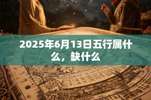 详细阅读:2025年6月13日五行属什么,缺什么 2025年6月13日五行属什么,缺什么