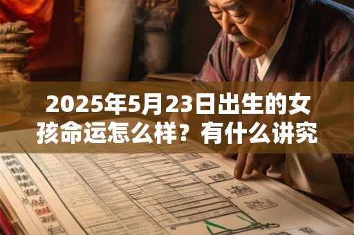 2025年5月23日出生的女孩命运怎么样？有什么讲究？