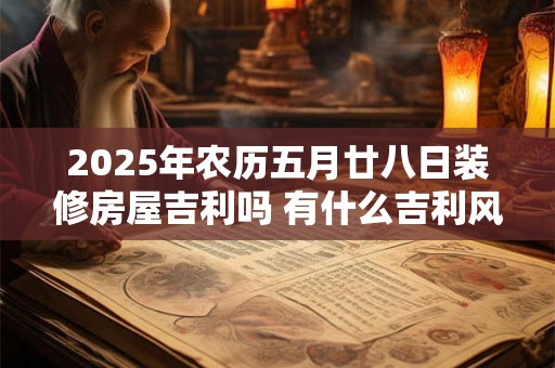 2025年农历五月廿八日装修房屋吉利吗 有什么吉利风水