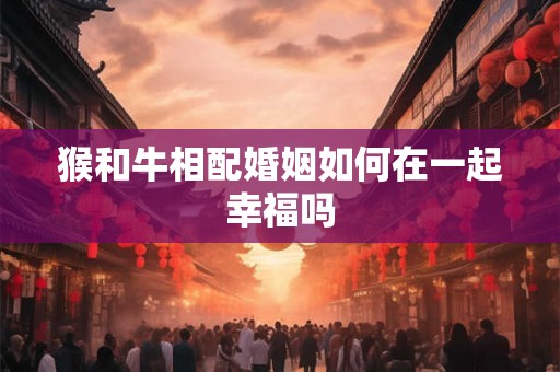 详细阅读:猴和牛相配婚姻如何在一起幸福吗 猴和牛相配婚姻如何在一起幸福吗