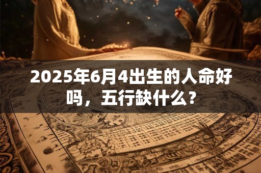2025年6月4出生的人命好吗，五行缺什么？