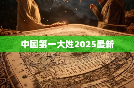 中国第一大姓2025最新