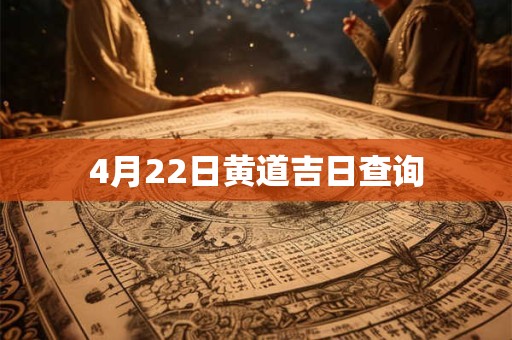 4月22日黄道吉日查询
