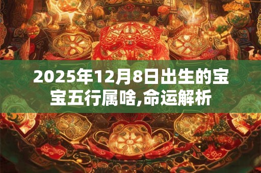 2025年12月8日出生的宝宝五行属啥,命运解析