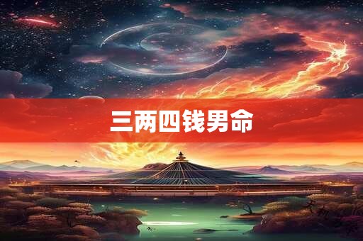 三两四钱男命