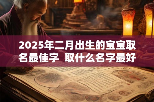 2025年二月出生的宝宝取名最佳字  取什么名字最好