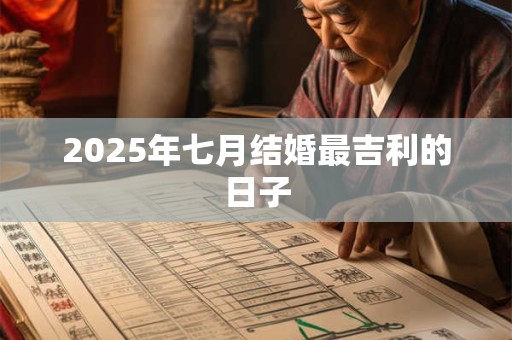 2026年七月结婚最吉利的日子