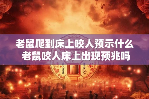 老鼠爬到床上咬人预示什么 老鼠咬人床上出现预兆吗