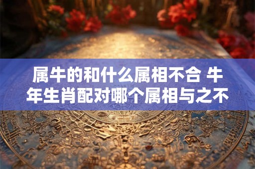 属牛的和什么属相不合 牛年生肖配对哪个属相与之不合