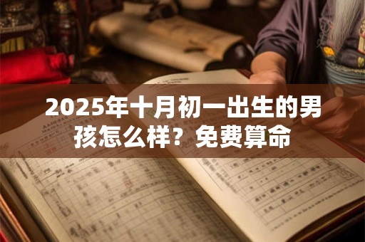 2025年十月初一出生的男孩怎么样？免费算命