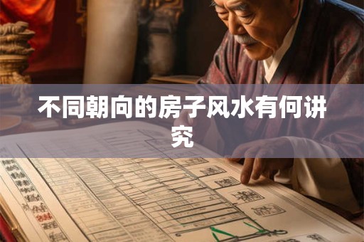 不同朝向的房子风水有何讲究