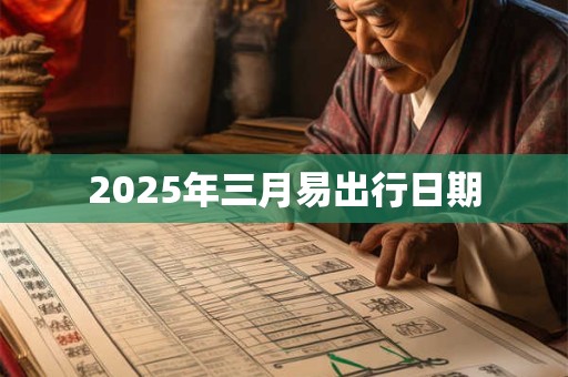 2025年三月易出行日期