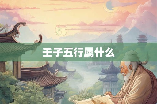 壬子五行属什么