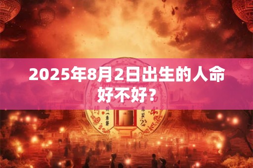 详细阅读:2025年8月2日出生的人命好不好? 2025年8月2日出生的人命好不好?
