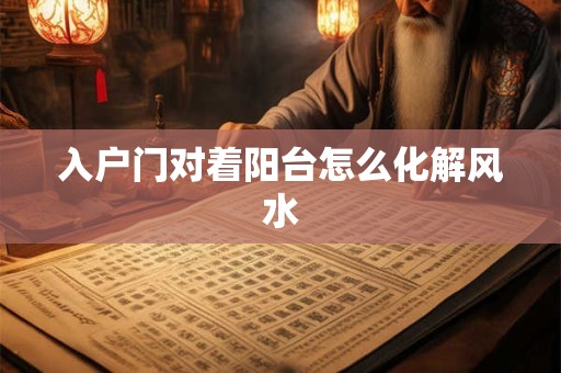 入户门对着阳台怎么化解风水