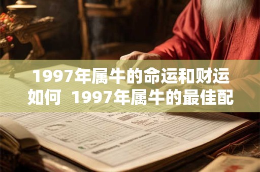 1997年属牛的命运和财运如何  1997年属牛的最佳配偶