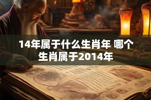 14年属于什么生肖年 哪个生肖属于2014年