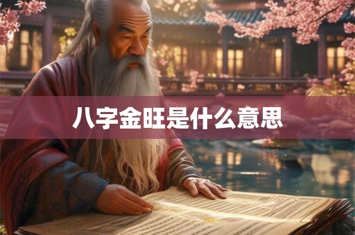 八字金旺是什么意思