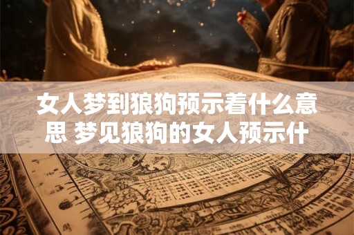 女人梦到狼狗预示着什么意思 梦见狼狗的女人预示什么