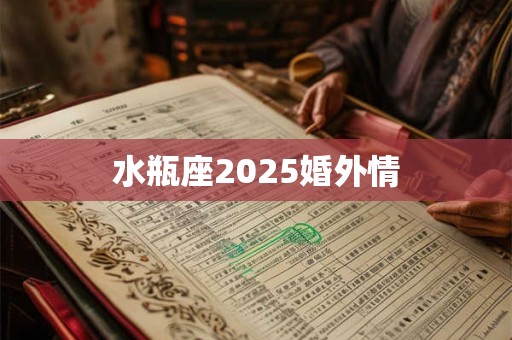 水瓶座2025婚外情