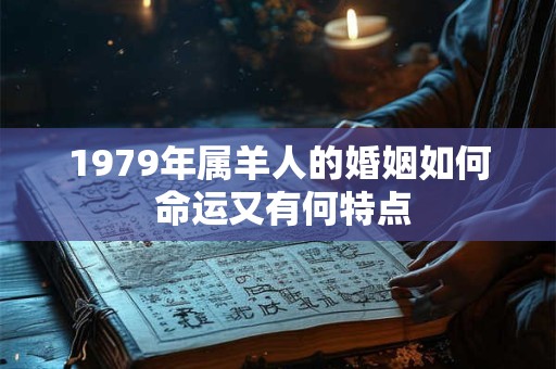 详细阅读:1979年属羊人的婚姻如何 命运又有何特点 1979年属羊人的婚姻如何 命运又有何特点