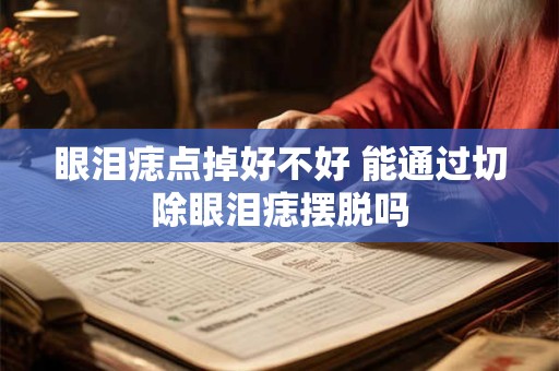 眼泪痣点掉好不好 能通过切除眼泪痣摆脱吗