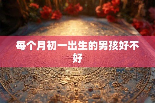 每个月初一出生的男孩好不好